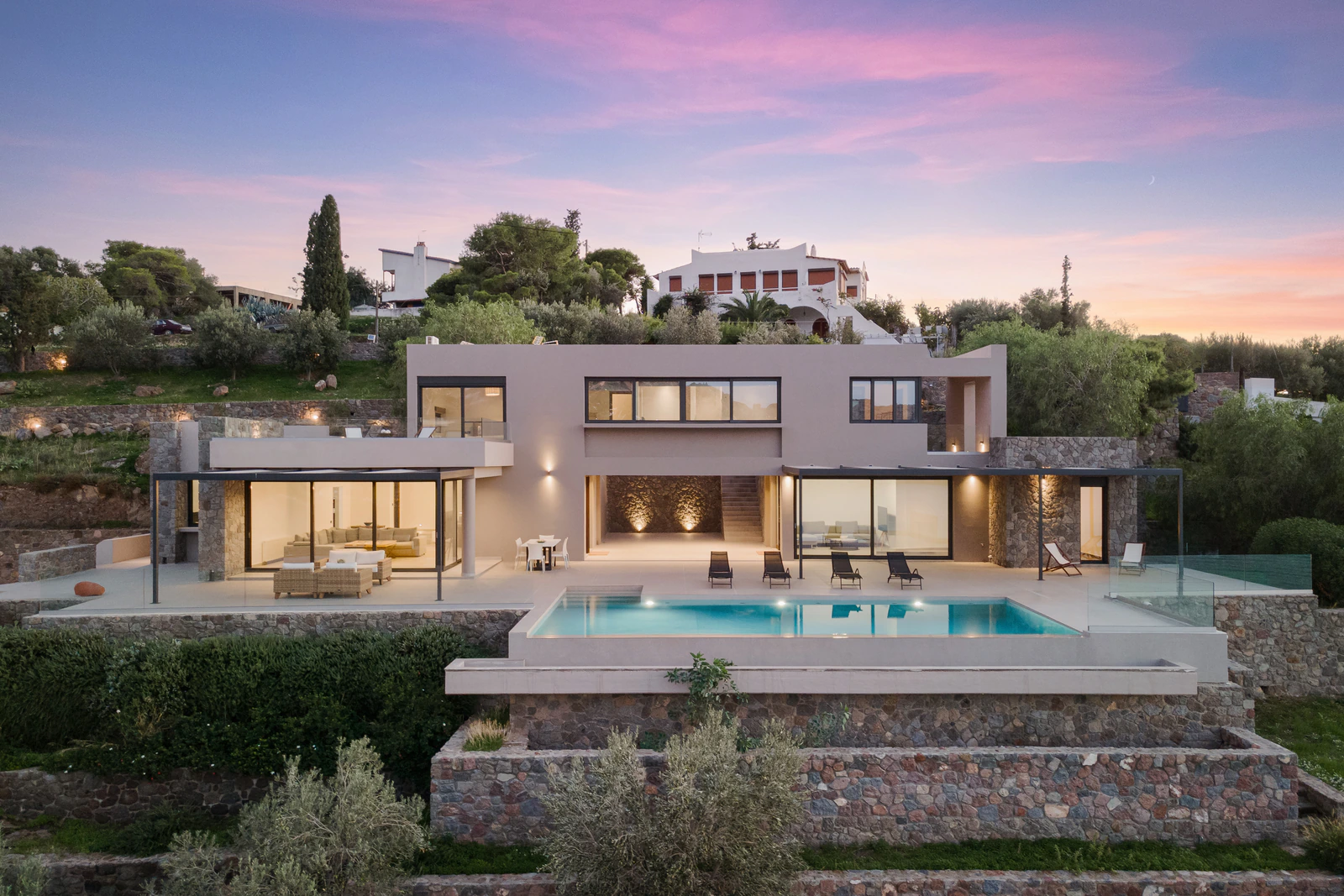 Η Perdika Villa στην Αίγινα, φωτογραφία Andreas Boutsikas